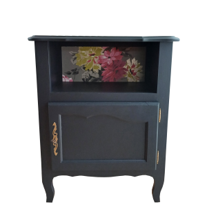 Meuble d'appoint "gris fusain"