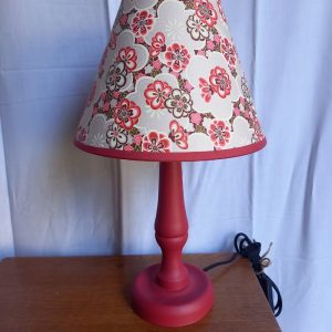 Lampe à poser "Vintage rouge"